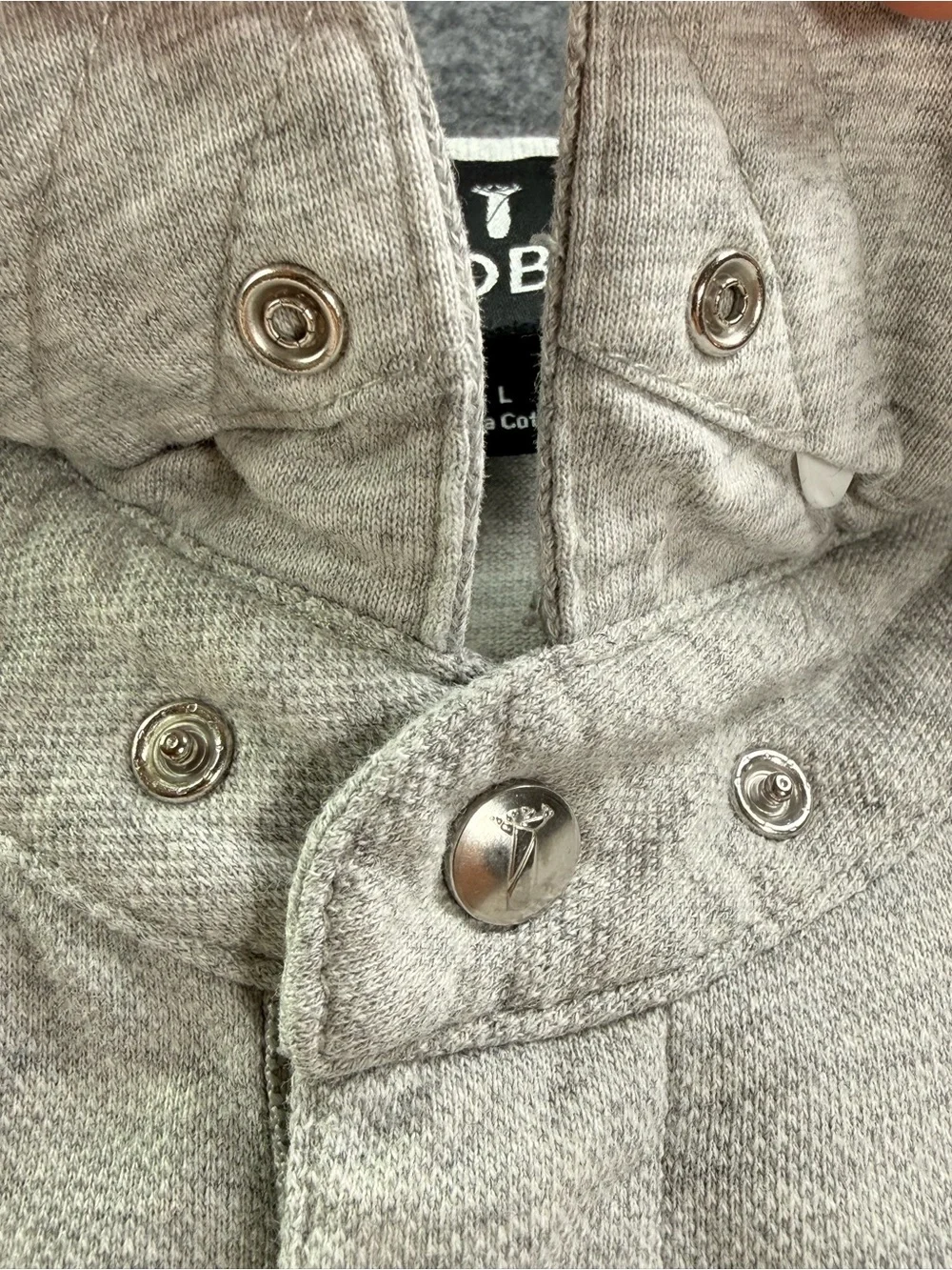 Baobab Pima Cotton Gray Polo Shirt Men’s Large Soft Luxury Casual‎